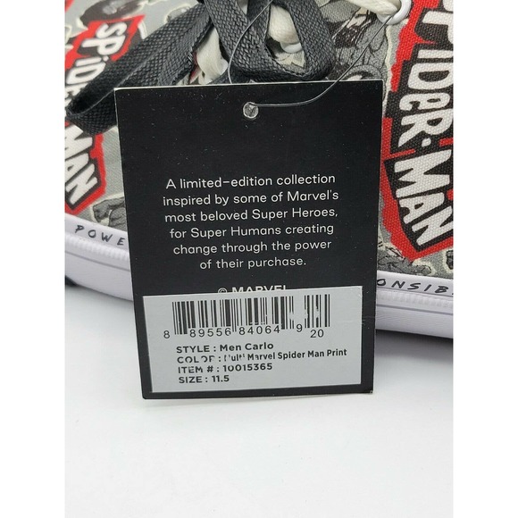 MARVEL TOMS SPIDER-MAN MENS SNEAKERS main image 6
